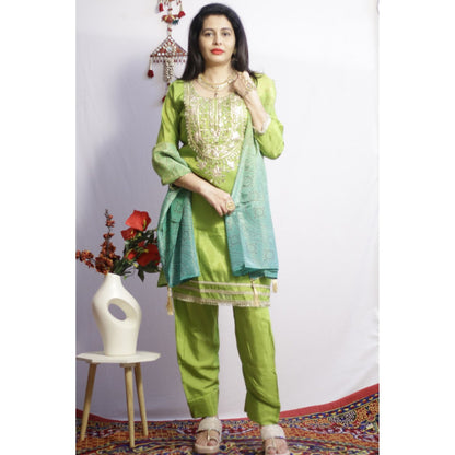 Vihana Green Suit Set