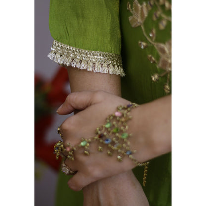 Vihana Green Suit Set