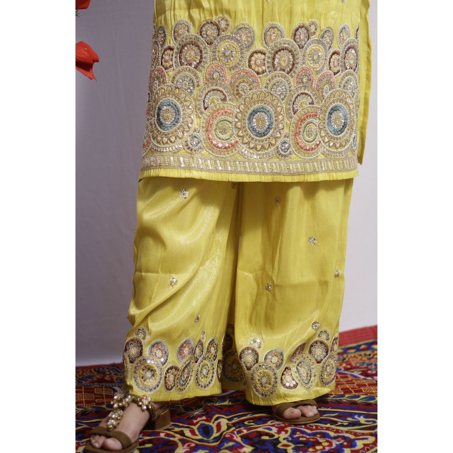 Kiyana Yellow Suit Set