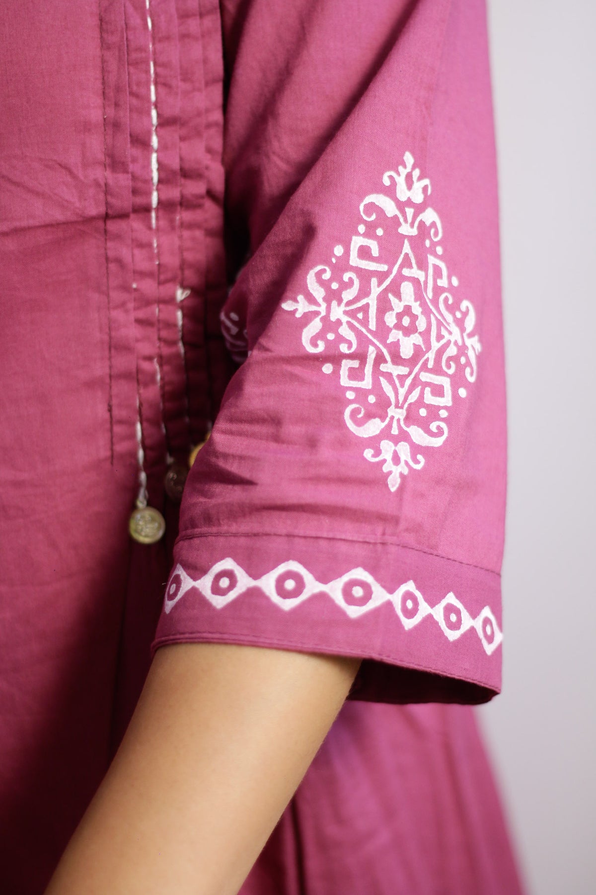 Purple Embroidered Co-ord Set