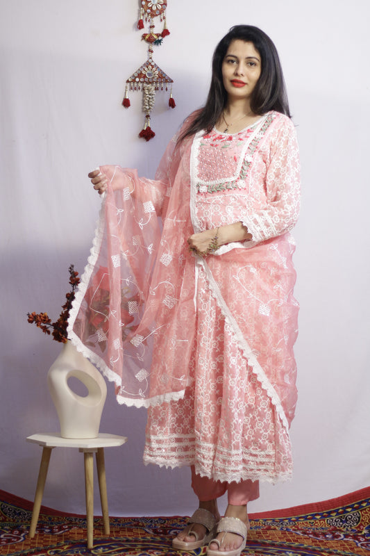 Eshita Pink Anarkali Set