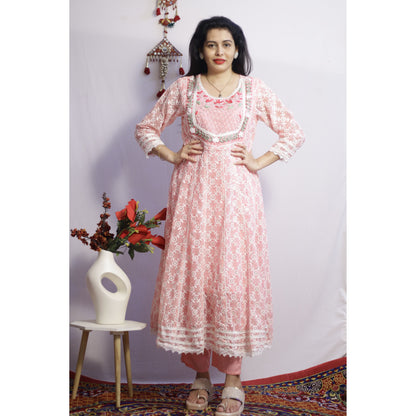 Eshita Pink Anarkali Set