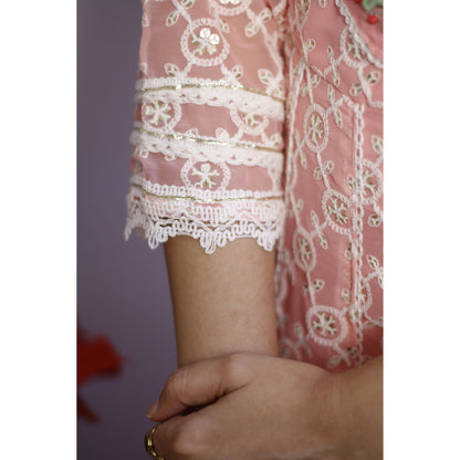 Eshita Pink Anarkali Set