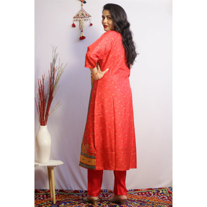 Mriga Red Suit Set