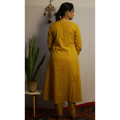 Yashi Mustard Yellow Suit Set