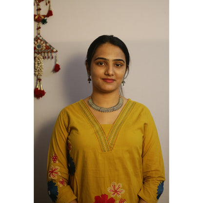 Yashi Mustard Yellow Suit Set