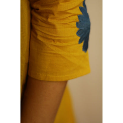 Yashi Mustard Yellow Suit Set