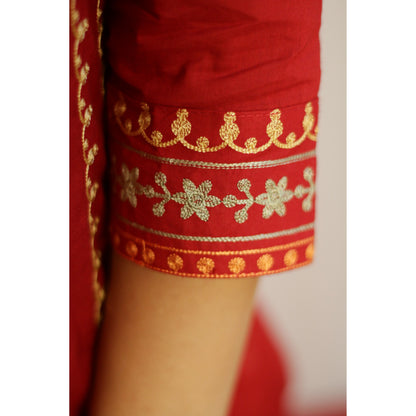 Misti Maroon Suit Set