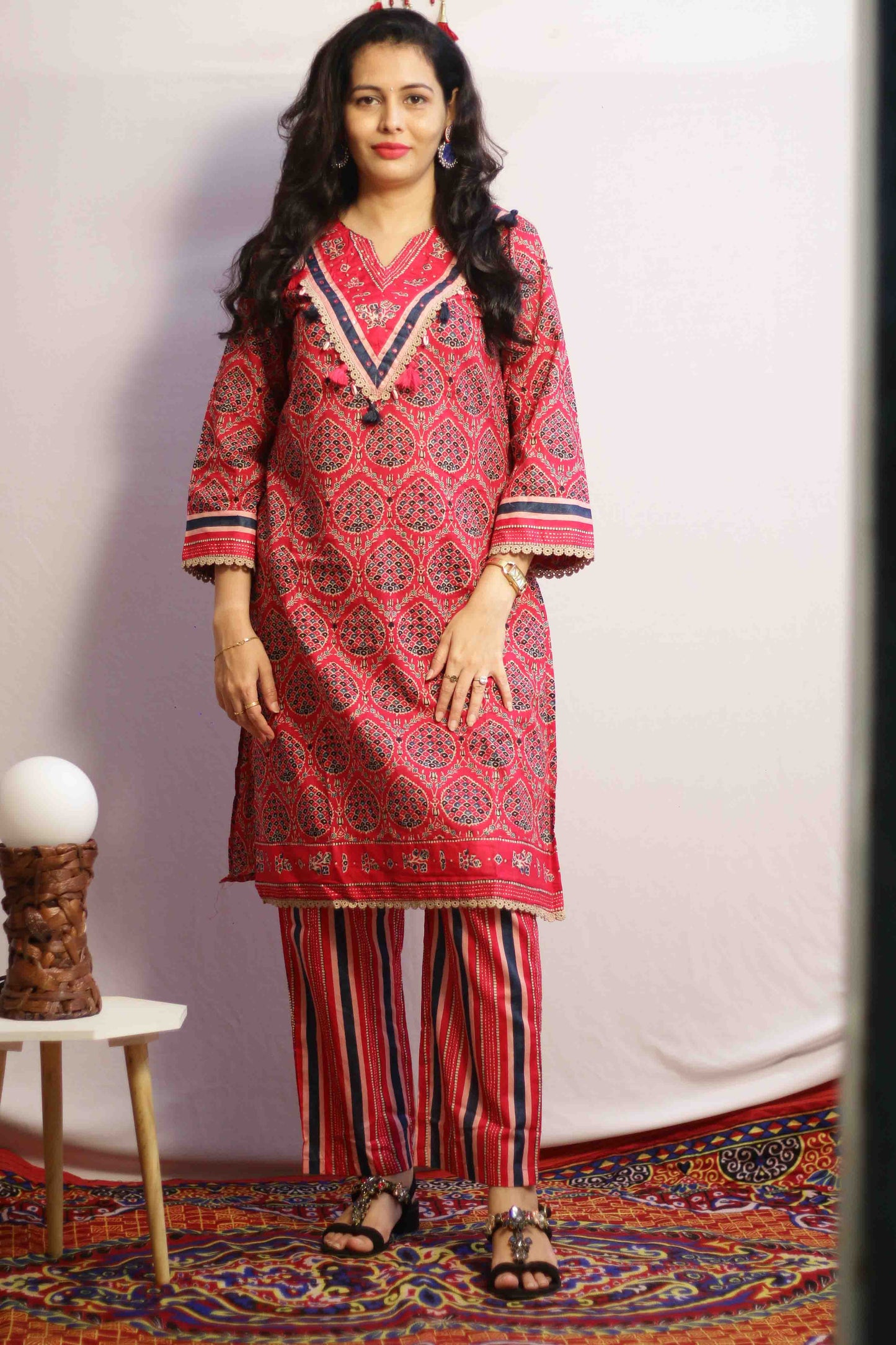 Tara Wine Co-ord Set