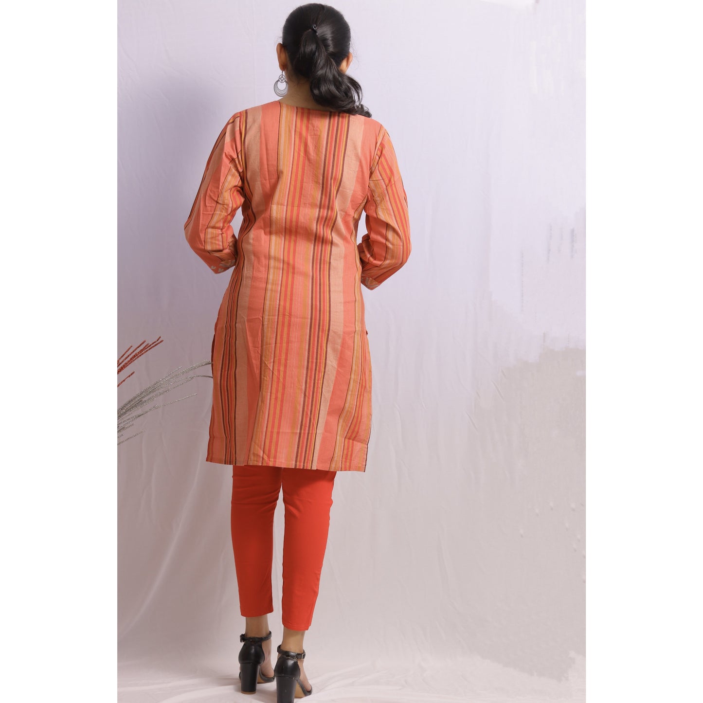 Embroidered Multicolour Kurti